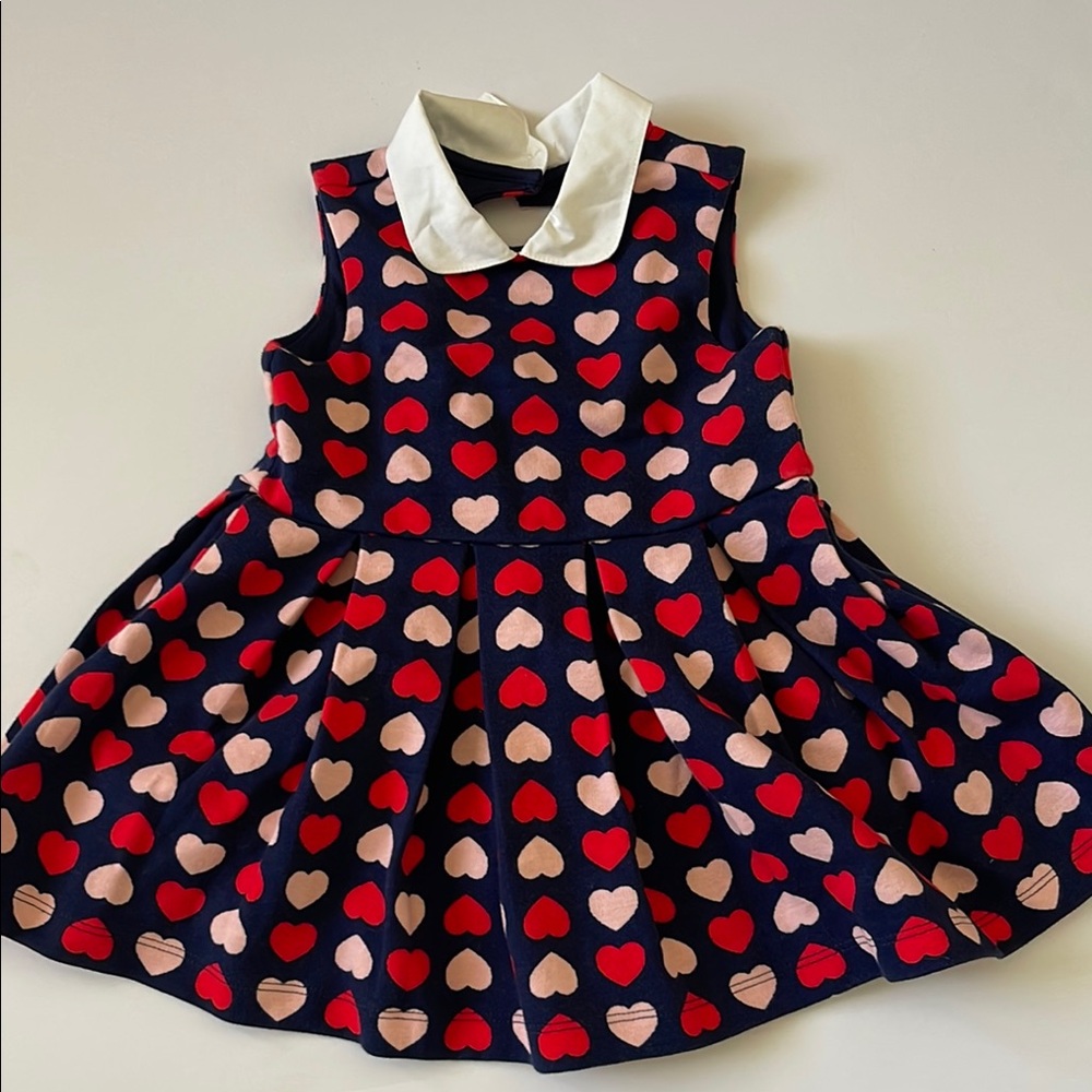 Heart Valentine baby girl dress